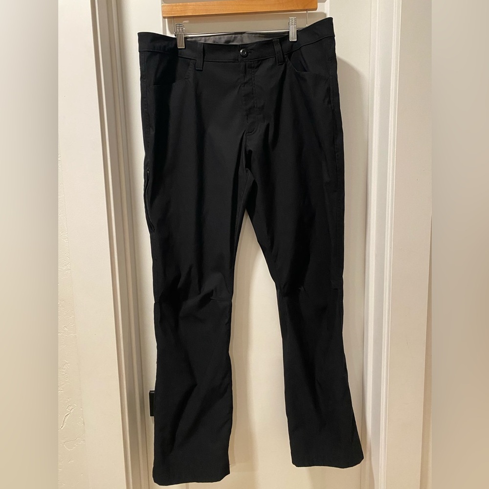Eddie Bauer Men's Black Tech Pants 38 X 32